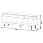 Imagem de Rack Bancada Classic 2 Gavetas com Nicho 2.2 Off White Nature - Imcal