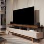 Imagem de Rack Bancada para TV ate 75 Pol. Vivare Wood 1.8 Giga Moveis