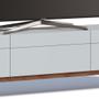 Rack Classic I 3 GV Branco Acetinado 218 cm - Mobly Imagem de Rack Classic I 3 GV Branco Acetinado 218 cm