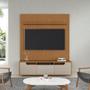 Imagem de Rack com Painel 1.60 Jersey Cedro com Off White - Móveis Casa D