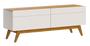 Imagem de Rack com Painel Classic 2G 1.4 Nature com Off White - Imcal Móveis