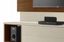 Imagem de Rack com Painel Horizon 1.8 Off White com Natural - MoveisAqui