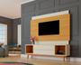 Imagem de Rack com Painel Horizon 1.8 Off White com Nature - MoveisAqui