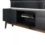Imagem de Rack Com Painel Imcal Classic 1.8 Preto Fosco Com 2 Gavetas  73647-11847 FORA DE LINHA