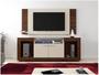 Rack com Painel para TV até 55” 2 Portas - Caemmun Premium Elegance Imagem de Rack com Painel para TV até 55” 2 Portas