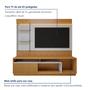 Imagem de Rack com Painel para TV até 65 Polegadas 100% MDF com LED Granada