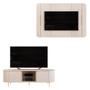 Imagem de Rack com Painel para TV até 65 Polegadas com LED 2 Portas 100MDF Adele DJ Móveis