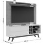 Imagem de Rack com Painel para TV Até 70 Polegadas Noronha 2 Portas 3 Prateleiras Freijó/Off White Matte - Colibri