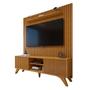 Imagem de Rack com Painel para TV até 75 Polegadas com Ripado 100% MDF 180cm Gaia Paris