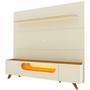 Imagem de Rack com Painel para Tv até 90 Polegadas 1 Gaveta 2 Portas com Led 1 Prateleira 100% MDF