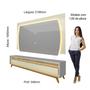 Imagem de Rack com Painel Para TV até 90 Polegadas com LED 220cm Elegance Yescasa 100% MDF