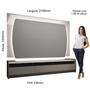 Imagem de Rack com Painel para TV até 90 Polegadas com LED Sublime 220 100% MDF