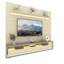 Imagem de Rack com Painel para Tv até 90 Polegadas Led 3 Gavetas com Rodízios 220cm Royal/requinte 100% MDF
