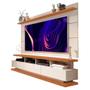 Imagem de Rack com Painel para Tvs Até 70 Polegadas Vivare Off White com Freijó Germai Móveis