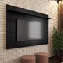 Imagem de Rack com Painel Prism 1.8 Preto com Cumaru - Patrimar Móveis