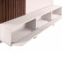 Imagem de Rack com Painel Suspenso Tocantins 180 cm para TV de até 60 - Off White/Nogueira