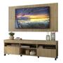 Imagem de Rack com Painel TV 65" Londres Multimóveis com Rodízios e 2 portas Rustic