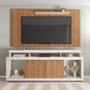 Rack Com Painel TV até 65 Polegadas Marrom Life Caemmun Imagem de Rack Com Painel TV até 65 Polegadas Marrom Life Caemmun