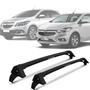 Imagem de Rack De Teto Chevrolet Onix e Prisma 2013 a 2019 Alumínio Preto C-352 Prata C-353 Projecar