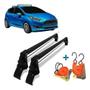 Imagem de Rack De Teto Ford New Fiesta 2013 A 2019 + 2 Cintas Catraca