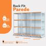 Imagem de Rack Fit Parede 1 Continuação 2,02X0,90X0,60 4 Bandejas Amapá