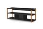 Imagem de Rack Home Luxuosa Para Sala De Estar Preto / Bronze