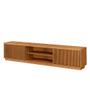 Imagem de Rack Logan 1.80 cm com 2 Portas Ripadas Mavaular