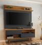 Imagem de Rack NT 1180 com Painel NT 1185 Preto com Freijó - Notável