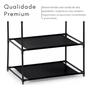 Imagem de Rack Organizador Multiuso Com Cabide Giratório Sapateira