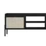 Imagem de Rack Orion 2 Portas 183cm Palhinha Pé Madeira Boho Naturart