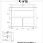 Imagem de Rack para Sala de Estar 90 Cm R1458