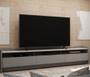 Imagem de Rack para TV 2.2 Sublime Cinza com Off White - Gelius Móveis