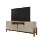 Imagem de Rack Para TV até 60 Polegadas 170cm Lizz Casa D Off White/Cedro
