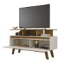 Imagem de Rack para TV Rubi 1.2 2 Portas Cinamomo/Off White - Bechara