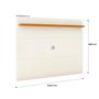 Rack ripado 2 Portas com Painel para TV 50 Polegadas Astúrias 136cm - ViaNossa Imagem de Rack ripado 2 Portas com Painel para TV 50 Polegadas Astúrias 136cm