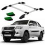 Imagem de Rack Teto Bagageiro Hilux 2009 2010 2011 2012 Prata Colado