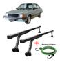 Imagem de Rack Teto Universal Ford Scala Com Calha 1 Elastico Corda