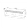 Imagem de Rack TV Até 42 Polegadas 150x59,1x36,3 cm Natural/Off White