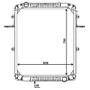 Imagem de Radiador Ford Cargo 1119 1717 1719 Interact ISB Com Sem Ar