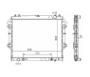 Imagem de Radiador para hilux sw4 2.7 ar 2009 2010 a 2015 reach
