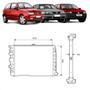 Imagem de Radiador vw Gol/parati G2/g3/g4 1.0 8/16v 1997 a 2008 Com Ar