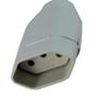 Imagem de Radial Pino Femea 2P+T  10A Cinza - Kit C/10 Pc