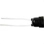 Imagem de Radial Soquete C/Rabicho  Preto - Kit C/10 Pc
