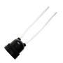 Imagem de Radial Soquete C/Rabicho  Preto - Kit C/10 Pc