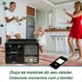 Imagem de Radio AM FM Bluetooth USB Retro Vintage Recarregavel com Lanterna