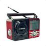 Imagem de Radio AM FM Bluetooth USB Retro Vintage Recarregavel com Lanterna