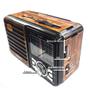 Imagem de Rádio AM FM Retro SD/TF/USB Le-613 Marrom Amadeirado Wood