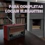 Imagem de Rádio AM FM Retrô Vintage Portátil Bluetooth Antigo a Tomada e Pilha com Lanterna 3183 Bateria Recarregável Bivolt 110v 220v