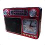 Imagem de Rádio AM FM Retrô Vintage Portátil Bluetooth Bateria Recarregável Bivolt 110v 220v 135 Antigo a Tomada e Pilha com Lanterna