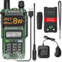 Imagem de Rádio amador BAOFENG UV-9R Pro 8W, rádio amador portátil de banda dupla, tripotência, transceptor impermeável, walkie-talkies, recarregável com cabo de carregamento tipo C para acampamento, caça, equipamento de sobrevivência